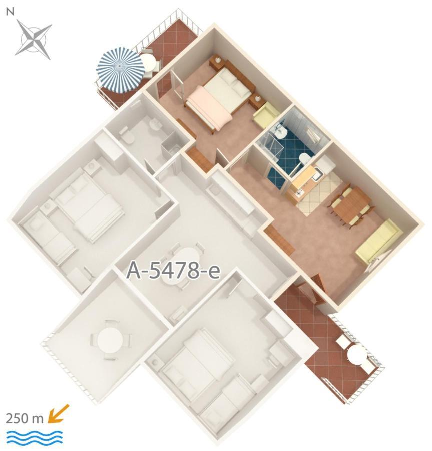 Apartments With A Parking Space Crikvenica - 5478 Екстер'єр фото